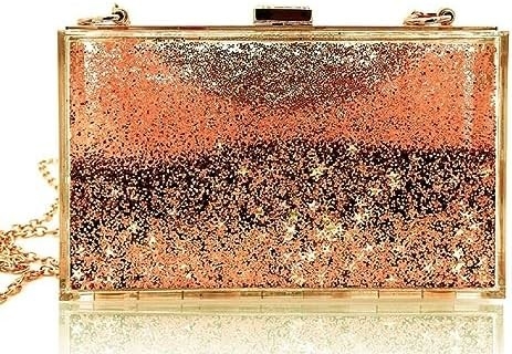 JeVenis magical séquins transparents sac à main de soirée sac à main pour la fête Prom mariée