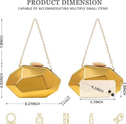 Le sac à main, le sac à main géométrique, le sac à main pour les fêtes, les mariages, les balles de fin d'année