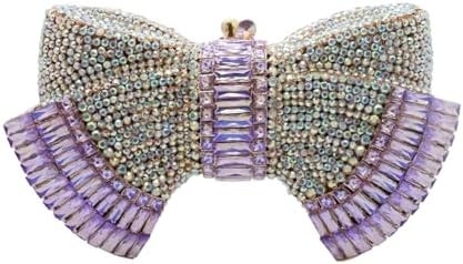 Les femmes de l'UMREN ELÉGANTES PAPILLONS RINESTONE VENANT LAGES LUXURE CRYSTAL CLUTCH Fête de mariage cocktail sac à main