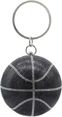 Le basket-ball féminin en forme de croix, le sac à main en forme de rhinestone, le ballon rond, le sac de soirée en forme de cristal, le sac à main pour le mariage.
