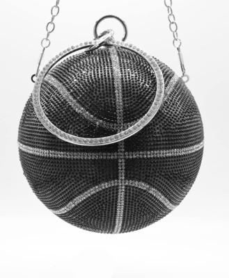 Le basket-ball féminin en forme de croix, le sac à main en forme de rhinestone, le ballon rond, le sac de soirée en forme de cristal, le sac à main pour le mariage.