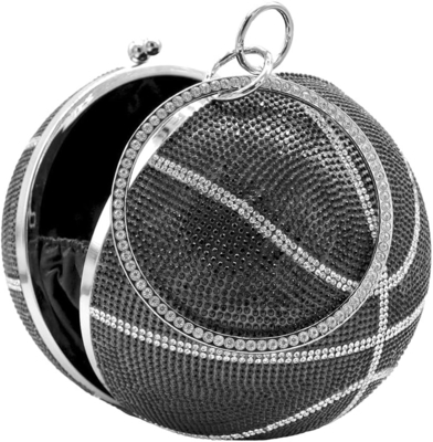 Le basket-ball féminin en forme de croix, le sac à main en forme de rhinestone, le ballon rond, le sac de soirée en forme de cristal, le sac à main pour le mariage.