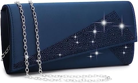 DASEIN VÉRINES SATIN RINESTONE CLAUCHE VÉRINERES sacs éblouissants brillant sac à main pour la fête mariage cocktail de bal