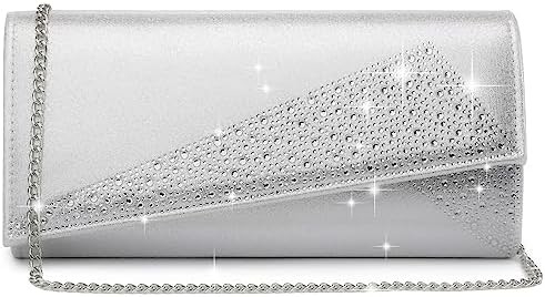 DASEIN VÉRINES SATIN RINESTONE CLAUCHE VÉRINERES sacs éblouissants brillant sac à main pour la fête mariage cocktail de bal