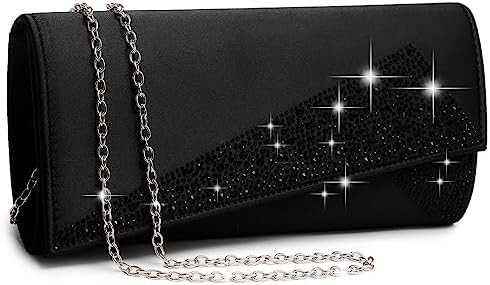 DASEIN VÉRINES SATIN RINESTONE CLAUCHE VÉRINERES sacs éblouissants brillant sac à main pour la fête mariage cocktail de bal