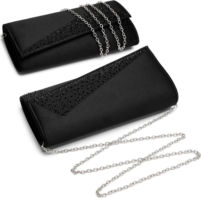 DASEIN VÉRINES SATIN RINESTONE CLAUCHE VÉRINERES sacs éblouissants brillant sac à main pour la fête mariage cocktail de bal
