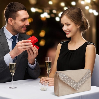 Sacs à main pour les mariages FALSE SUÉDE ENVALOPE SAC