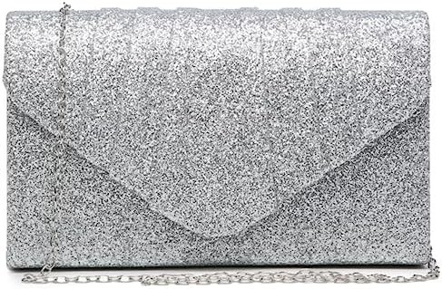 DASEIN BOURSE de soirée féminine enveloppe plissée poignée sac de main fête de mariage sac à main de mariée