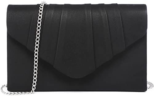 DASEIN BOURSE de soirée féminine enveloppe plissée poignée sac de main fête de mariage sac à main de mariée