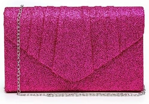 DASEIN BOURSE de soirée féminine enveloppe plissée poignée sac de main fête de mariage sac à main de mariée