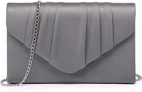 DASEIN BOURSE de soirée féminine enveloppe plissée poignée sac de main fête de mariage sac à main de mariée