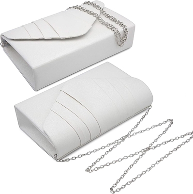 DASEIN BOURSE de soirée féminine enveloppe plissée poignée sac de main fête de mariage sac à main de mariée