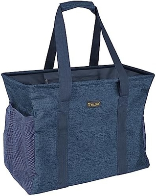 Sacs à main de baleine extrêmement grands avec cadre en fil de fer pour le stockage (bleu, 16,5'X14'X10')