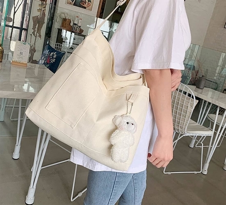 Marque: Kehpish Sac à main économique en coton toile, Sac à main croisé à trois poches extérieures