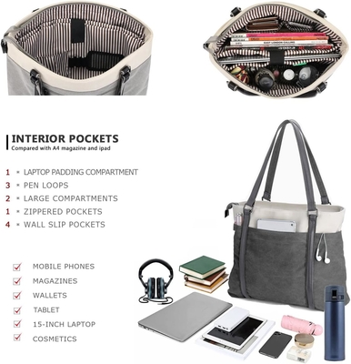 L'ordinateur portable de femme, sac à main, poids léger, sacs à main.