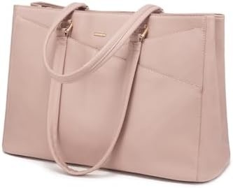 Laptop sac à main pour femmes 15,6 pouces en cuir étanche sacs d'ordinateur affaires bureau travail briefcase noir
