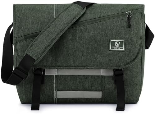 OIWAS sac de messagerie pour hommes, 15,6 pouces sac portable crossbody femmes sac à main occasionnel sac à main bureau de voyage universitaire