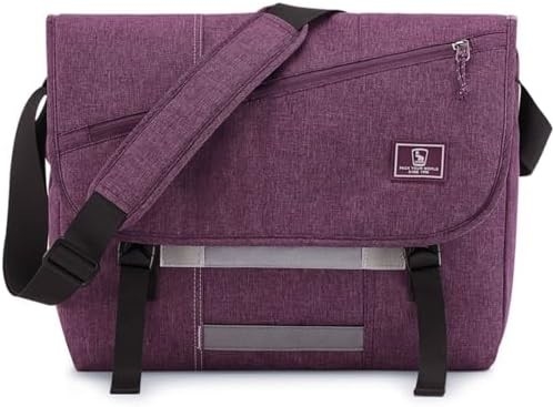 OIWAS sac de messagerie pour hommes, 15,6 pouces sac portable crossbody femmes sac à main occasionnel sac à main bureau de voyage universitaire