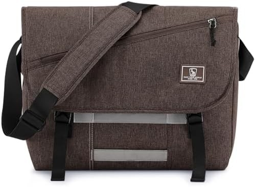 OIWAS sac de messagerie pour hommes, 15,6 pouces sac portable crossbody femmes sac à main occasionnel sac à main bureau de voyage universitaire