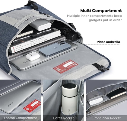 OIWAS sac de messagerie pour hommes, 15,6 pouces sac portable crossbody femmes sac à main occasionnel sac à main bureau de voyage universitaire
