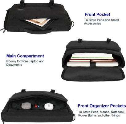 Le sac de messagerie pour hommes, femmes, briefcase léger, portable pour homme, résistant à l'eau.