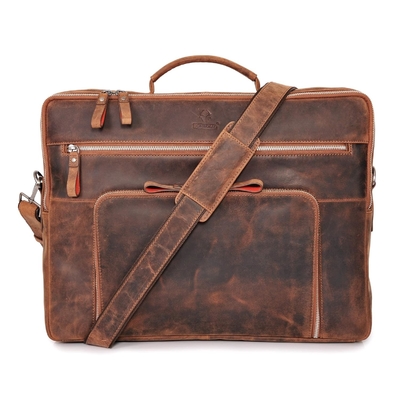 Sac portable San Francisco 17 pouces Je sac à main en cuir pour ordinateur Je porte-documents pour bureau,