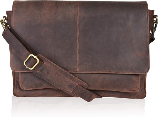 Vestige de messagerie en cuir pour hommes et femmes - Vestige portable pour collège, bureau, épaule réglable