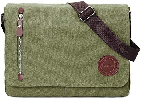 VINTAGE CANVAS sac à main sac de messager pour hommes femmes sac à main de voyage 13,5 &quot; sac portable sac à main