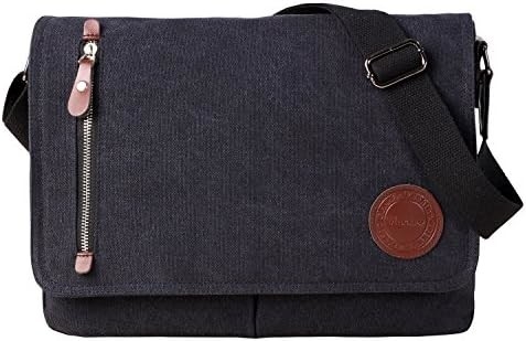 VINTAGE CANVAS sac à main sac de messager pour hommes femmes sac à main de voyage 13,5 &quot; sac portable sac à main