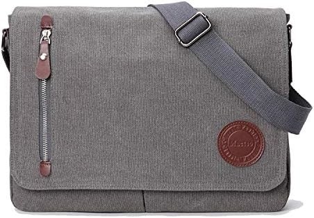 VINTAGE CANVAS sac à main sac de messager pour hommes femmes sac à main de voyage 13,5 &quot; sac portable sac à main