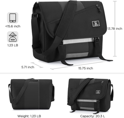 15.6 pouces ordinateur portable sacs de sport pour femmes sac à main occasionnel sac d' épaule collège bureau de voyage