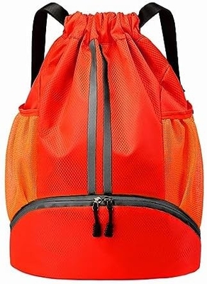 HOEDIA SPORTS ROCKPACK - SAUFETTE à cordes SPORT BAG GYM avec un compartiment chaussures et une poche imperméable à l'humidité pour femmes et hommes