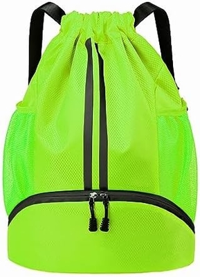HOEDIA SPORTS ROCKPACK - SAUFETTE à cordes SPORT BAG GYM avec un compartiment chaussures et une poche imperméable à l'humidité pour femmes et hommes