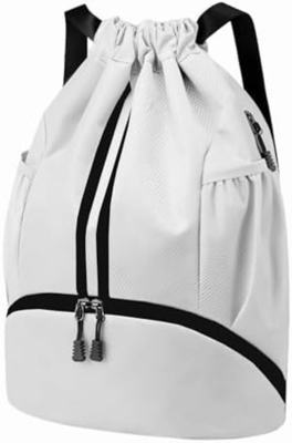 HOEDIA SPORTS ROCKPACK - SAUFETTE à cordes SPORT BAG GYM avec un compartiment chaussures et une poche imperméable à l'humidité pour femmes et hommes