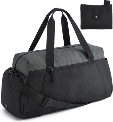 Bags de gymnastique pour hommes, femmes, sac à dos pliable, sac à dos de week-end léger avec un compartiment chaussures,