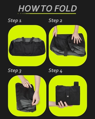 Bags de gymnastique pour hommes, femmes, sac à dos pliable, sac à dos de week-end léger avec un compartiment chaussures,