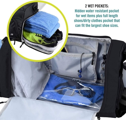 Le sac de gymnase ultime 2.0: Le sac à dos durable conçu par la foule avec 10 compartiments optimaux, y compris résistant à l'eau