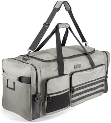 Fitdom 130L 36&quot; lourd extra-grand équipement de gymnastique de sport de voyage sac à dos W / épaule réglable et 7 compartiments