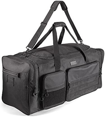 Fitdom 130L 36&quot; lourd extra-grand équipement de gymnastique de sport de voyage sac à dos W / épaule réglable et 7 compartiments