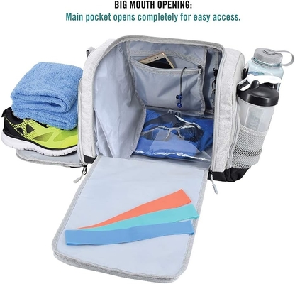 Le sac à dos durable est conçu avec 10 compartiments optimaux, y compris des chaussures résistantes à l'eau.
