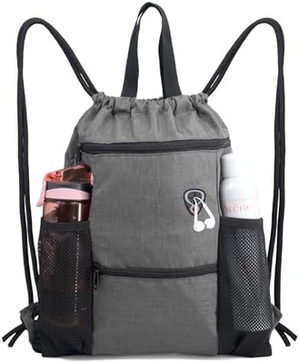 Le sac à dos à cordes pour hommes et femmes rouge