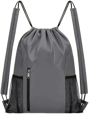 Le sac à dos à cordes pour hommes et femmes rouge