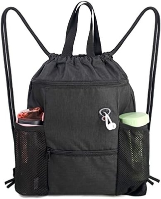 Le sac à dos à cordes pour hommes et femmes rouge