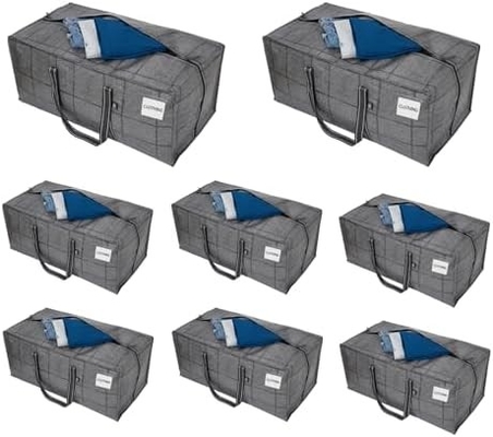 VENO 4 Pack Sac de déménagement Sacs de rangement en plastique Sacs de rangement en plastique Sacs de rangement en plastique
