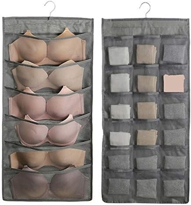 LIREX BRA ORGANISATEUR de rangement avec 10 poches, 1 paquet de sous-vêtements pliables