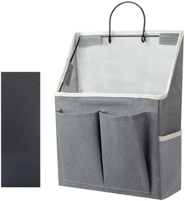 2 sacs à main organisateur panier avec poches pour salle de bains chambre à coucher cuisine dortoir