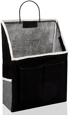 2 sacs à main organisateur panier avec poches pour salle de bains chambre à coucher cuisine dortoir