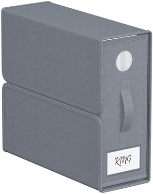Organiseurs et rangements de draps, 4 paquets, taille reine/roi (gris), organisateur de draps, bacs de rangement en tissu pour draps,