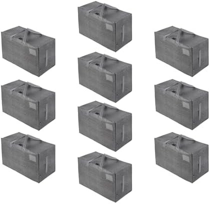 VENO 8 Pack Sacs de déménagement, fournitures de déménagement, boîtes de déménagement, boîtes de stockage pour l'emballage des collèges avec couvercles