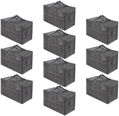 VENO 8 Pack Sacs de déménagement, fournitures de déménagement, boîtes de déménagement, boîtes de stockage pour l'emballage des collèges avec couvercles